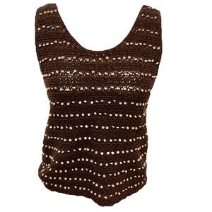 Vintage Y2K Summer Knit Vest M